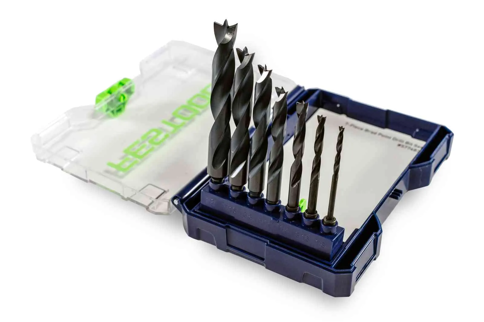 Festool 577483 BKS D 1/8"-1/2" CE/W/7 Brad Point Drill Bit Set