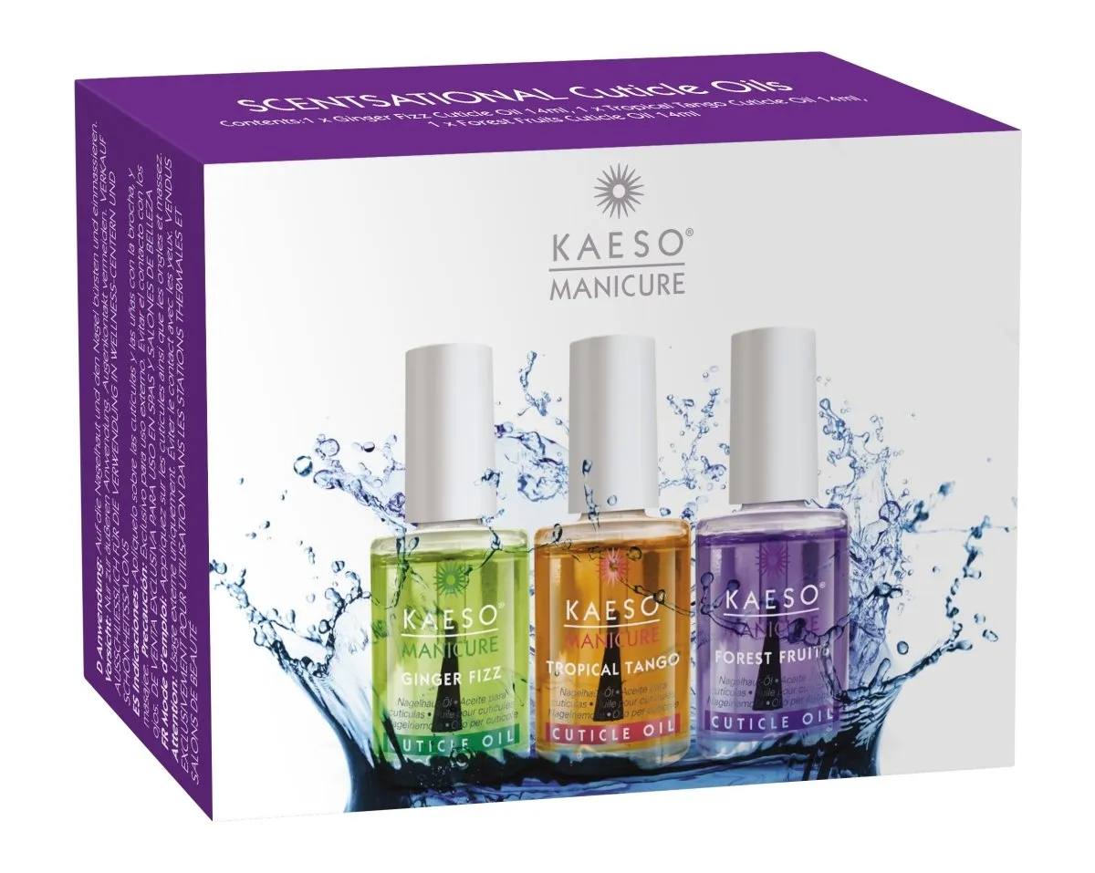 Kaeso Scentsational Cuticle Oil Collection 3 x 14ml