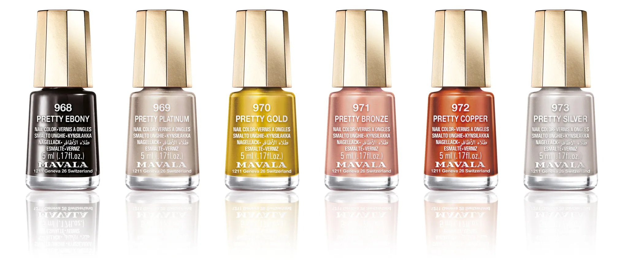 Mavala Pretty Rebel Collection Nail Polish 5ml**