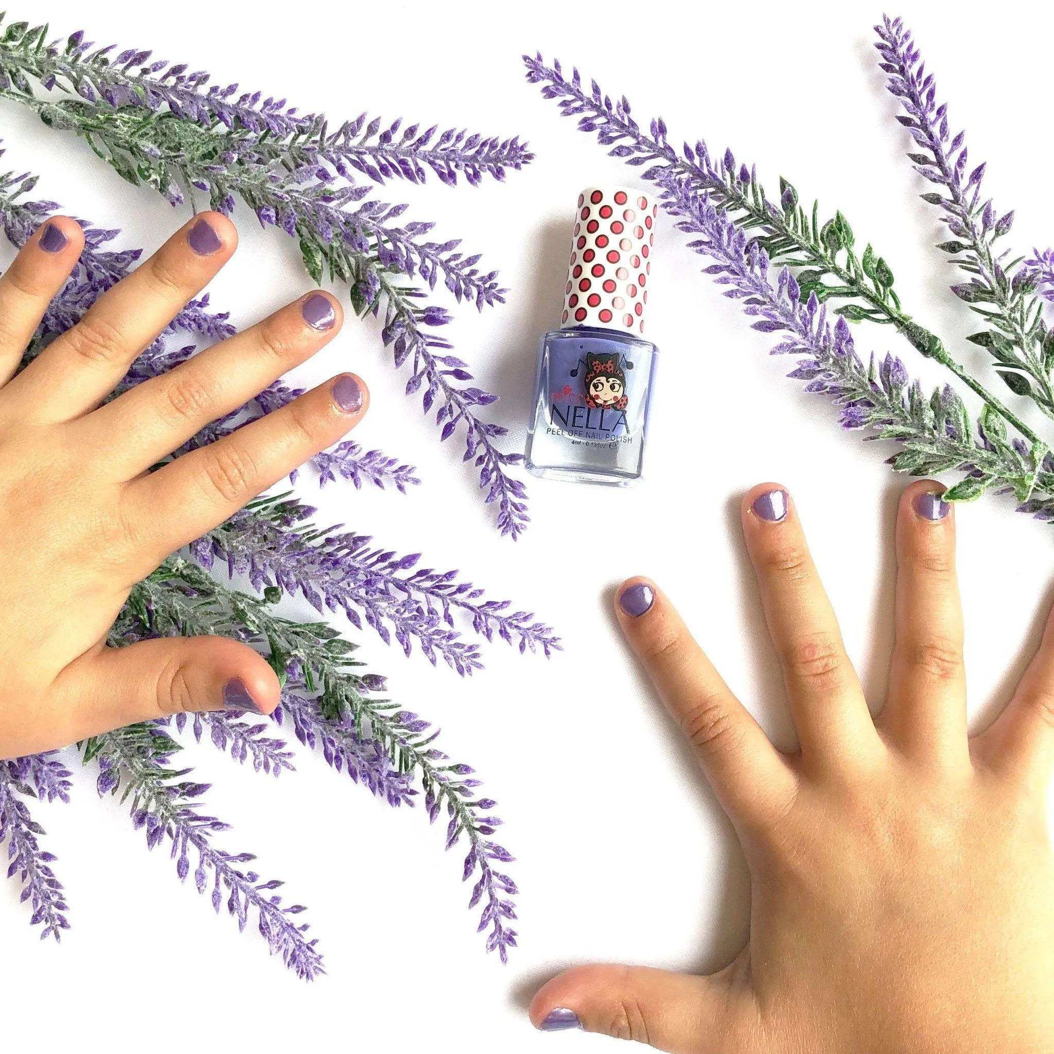 Miss Nella Sweet Lavender 4ml Peel off Kids Nail Polish