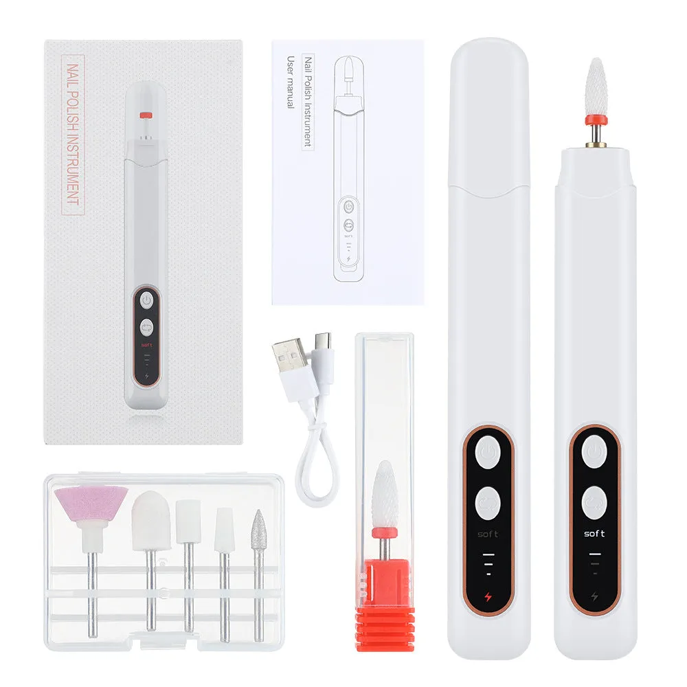 Nail Piercing Device Multi-Functional Nail Grinding Machine Tool Set Nail Grinding Pen Manicure Manicure Equipment